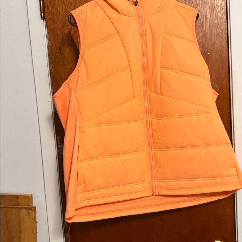 Orange Hooded Vest